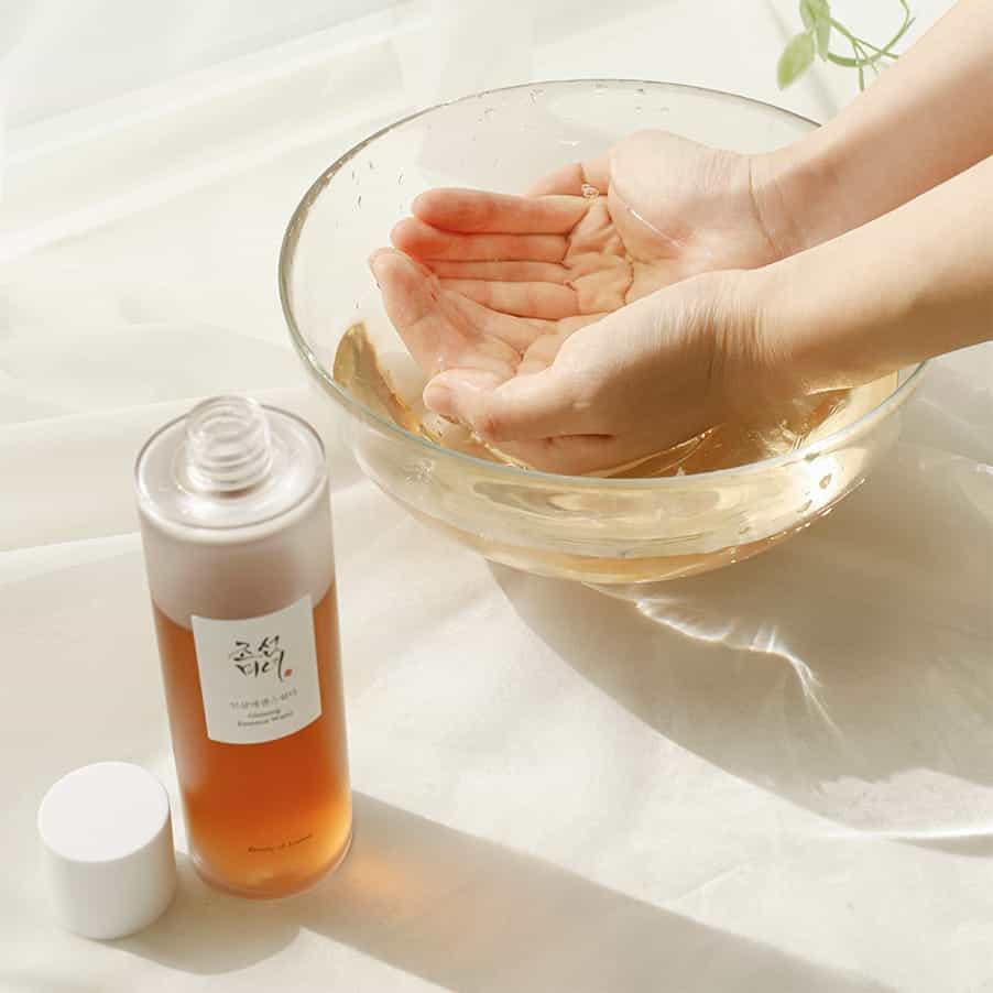 Essência de Ginseng 150ml Beauty of Joseon com ginseng e niacinamida para hidratar, equilibrar e iluminar a pele.

