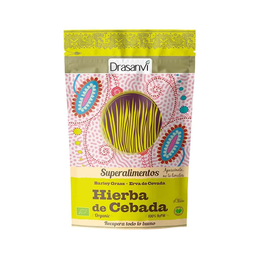 A Erva de Cevada Bio 125 gr da Drasanvi provém de plantas jovens de cevada que não superaram os 25 cm de altura. Desta forma, garantimos o aproveitamento de todos os minerais e vitaminas contidos nas suas folhas. Também é importante assinalar a sua&nbsp;alta percentagem de Clorofila, que age como um poderoso antioxidante.