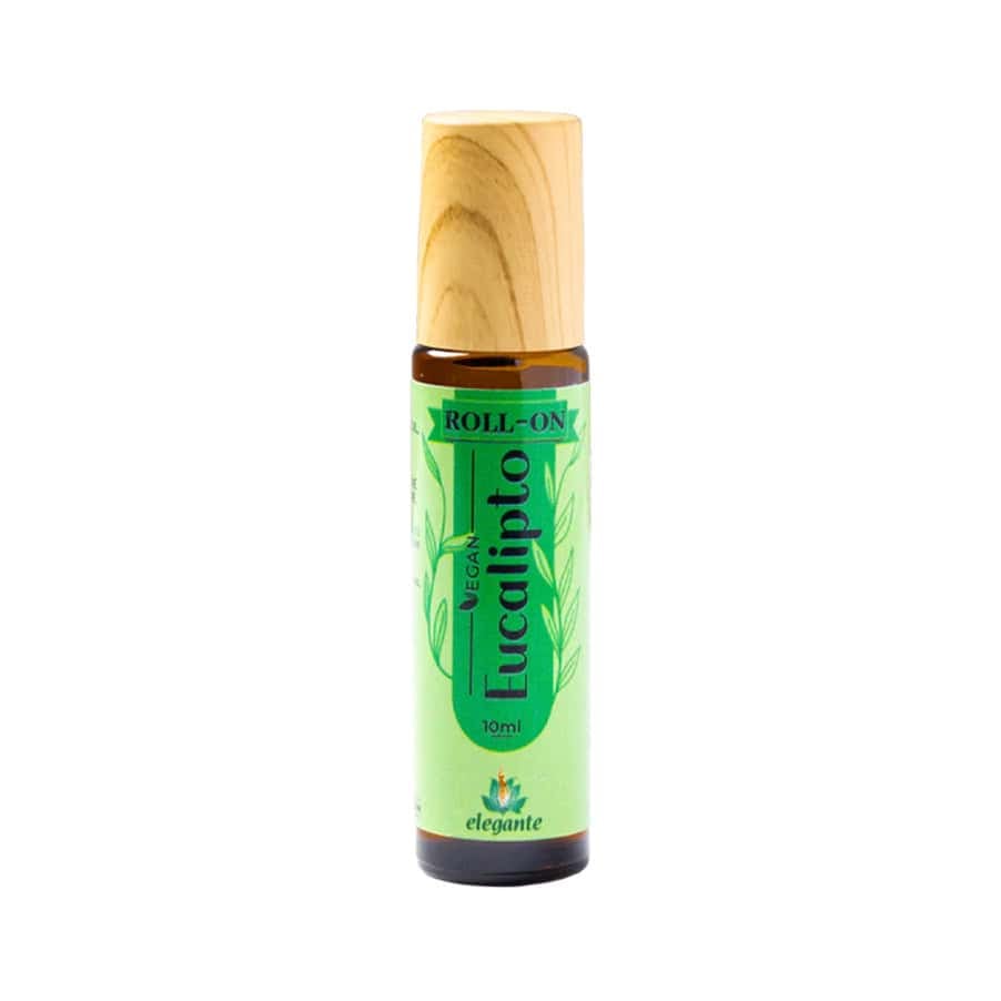 Roll-On Eucalipto 10ml Elegante F. J. Campos com aroma fresco, herbal e aplicação prática na pele.