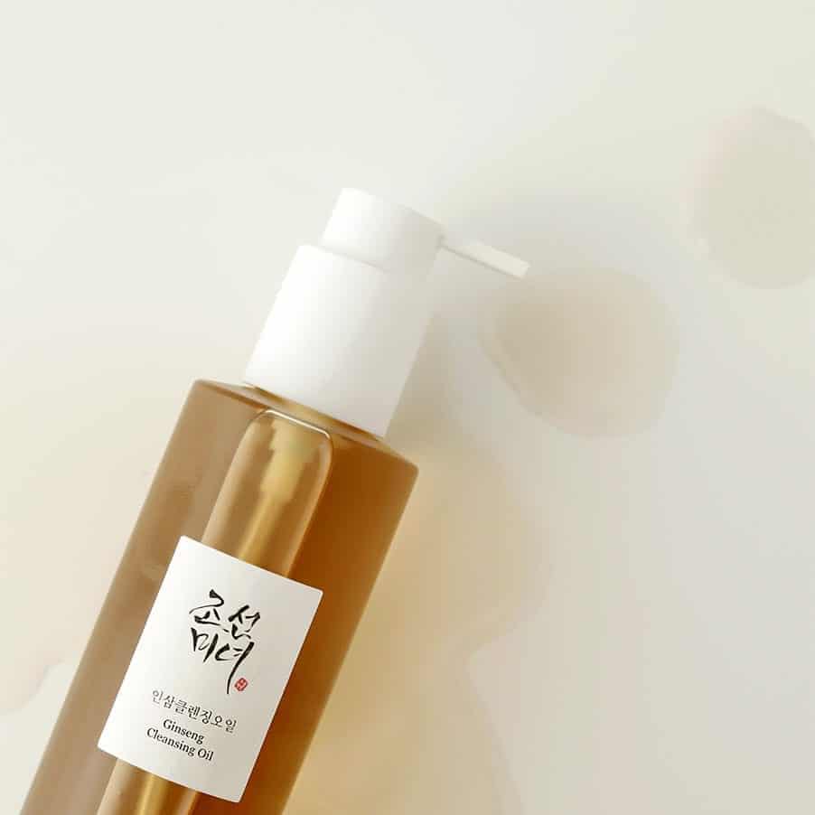 Óleo de Limpeza de Ginseng 210ml Beauty of Joseon para remover maquilhagem, protetor solar e impurezas da pele.
