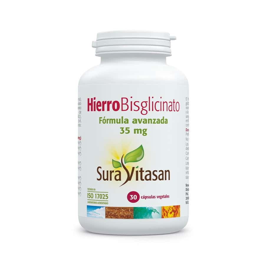 Ferro Bisglicinato 30 Cápsulas Sura Vitasan é uma forma suave e bem tolerada de complementar a ingestão diária de ferro bisglicinato.