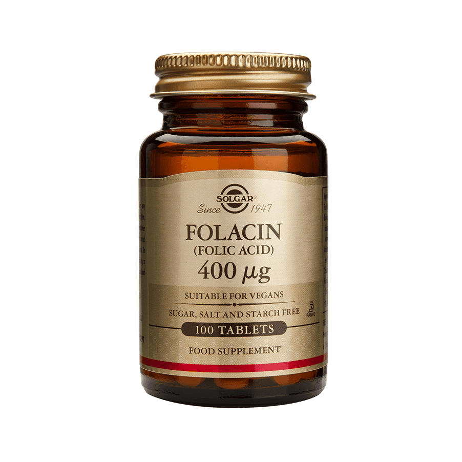 Ácido Fólico Solgar 400mcg. Essencial para a saúde da mulher. Ideal para a gravidez e amamentação. Compra online segura e entrega rápida. Aproveita agora!
