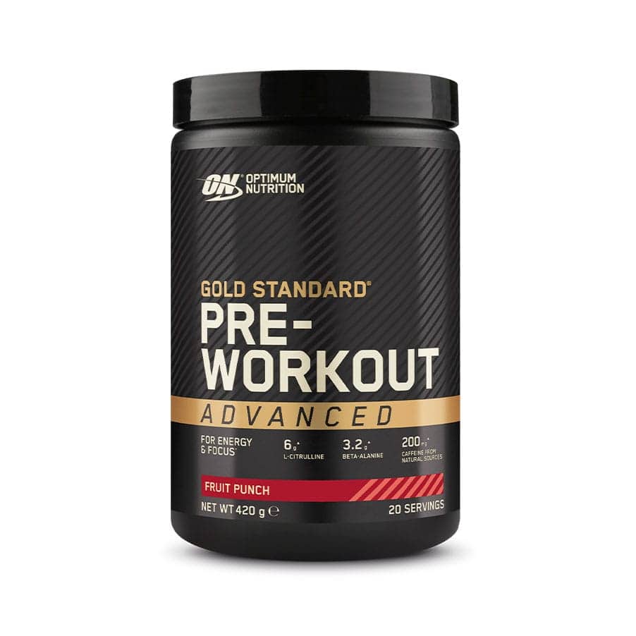 Platinum Pre-Workout Advanced Ponche de Fruta 420gr Optimum Nutrition