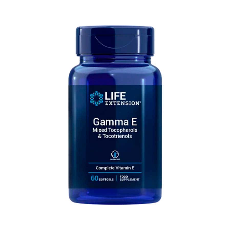Gamma E contém todas as oito formas de vitamina E, proporcionando o impacto total do poder antioxidante de combate aos radicais livres da vitamina E.
