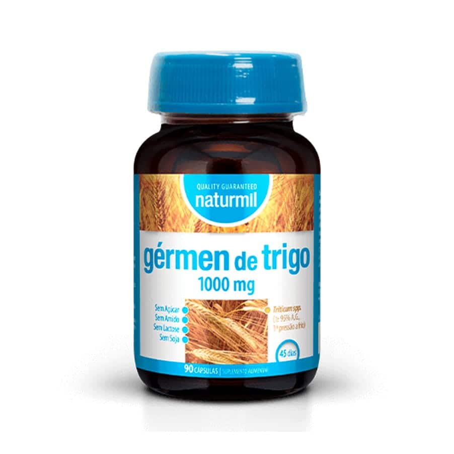 Gérmen de trigo 1000mg 90 Cápsulas Naturmil