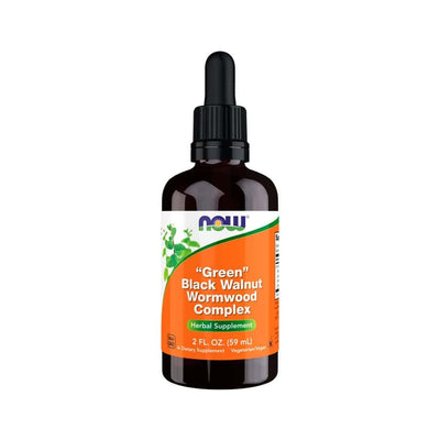 "Green" Black Walnut Wormwood Complex 59ml Now Foods