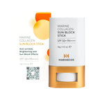 O Marine Collagen Sun Block Stick SPF 50+ PA++++ Marinecos é um protetor solar em stick desenvolvido para uma proteção elevada contra os raios UVA e UVB.