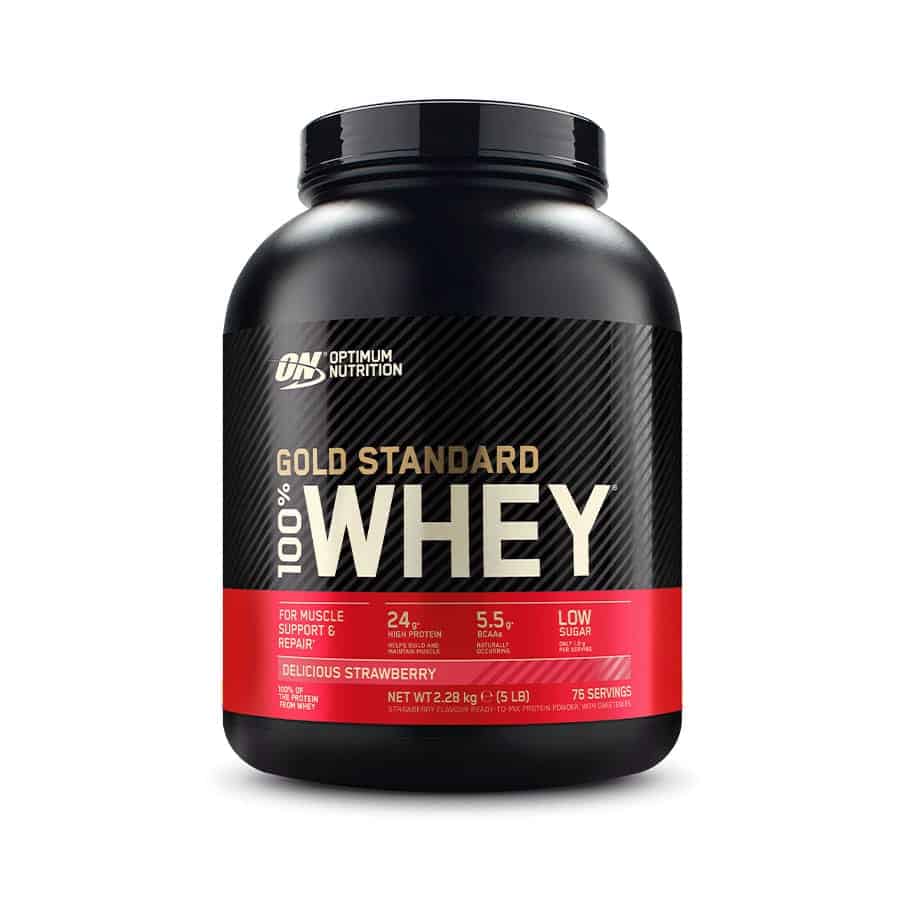 Gold Standard 100% Whey Morango 2.28kg Optimum Nutrition