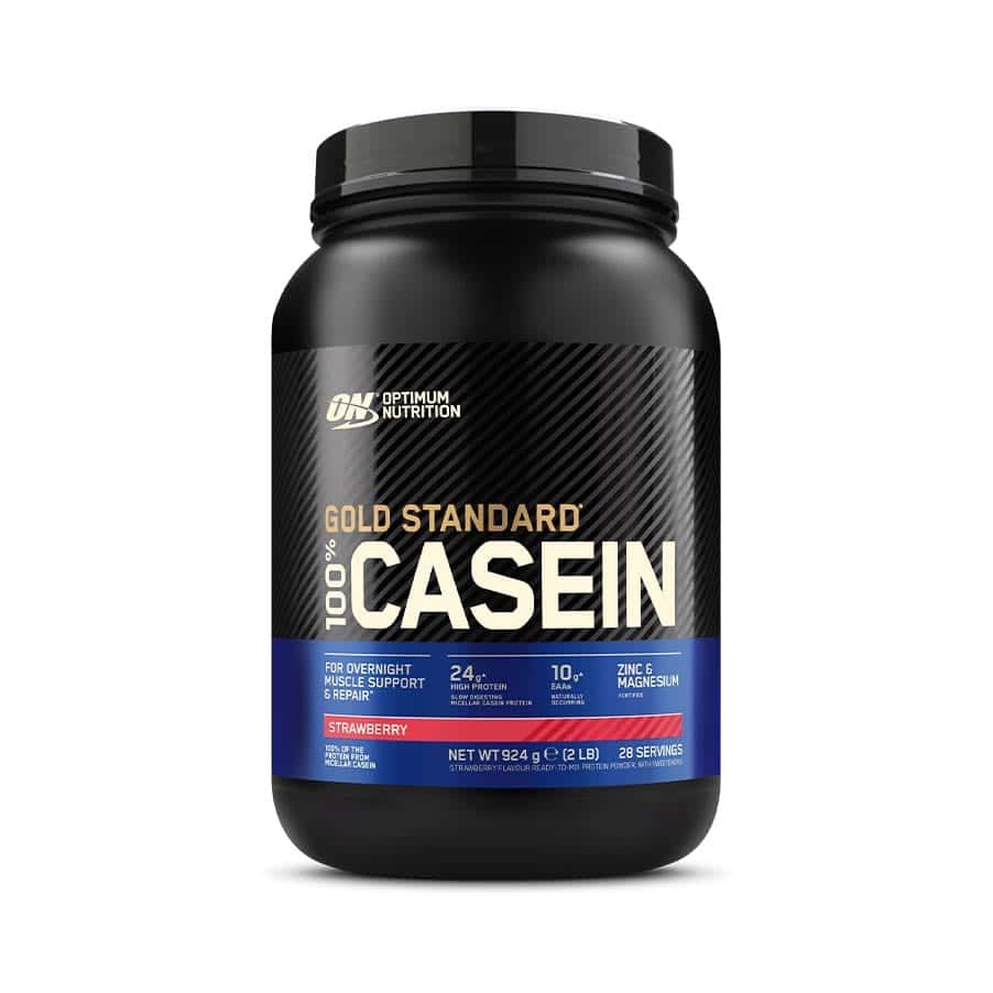 Gold Standard 100% Casein Morango 924gr Optimum Nutrition