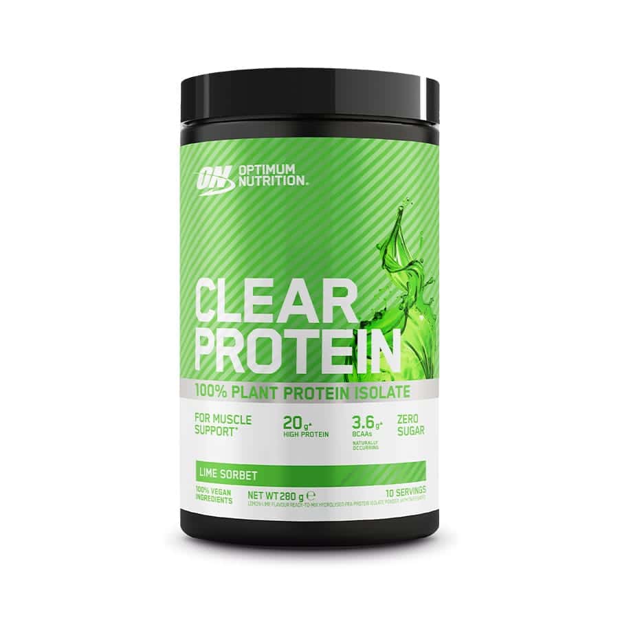 Este isolado de proteína 100% vegetal contém 20 g de proteína de alta qualidade por porção, para apoiar o crescimento e a reparação muscular*