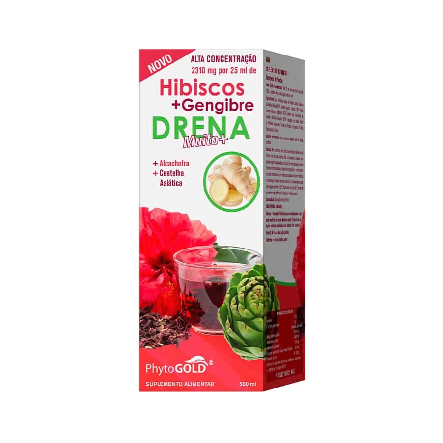 O Drena+ Hibiscos + Limão é um suplemento natural de alta concentração que contribui eficazmente para a eliminação e drenagem das gorduras e celulite.