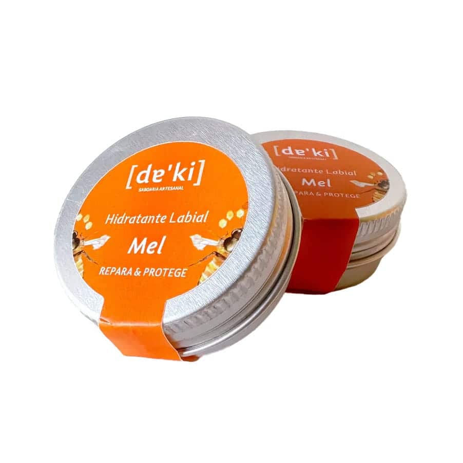Bálsamo Labial Hidratante Mel 15gr Da’ki em embalagem de cuidado labial com aroma a mel.