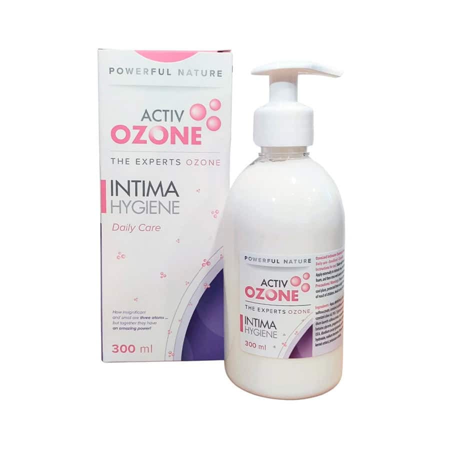O creme higienizador íntimo é formulado com uma mistura equilibrada de óleos ozonizados de oliva e girassol, tensioativos naturais muito suaves.