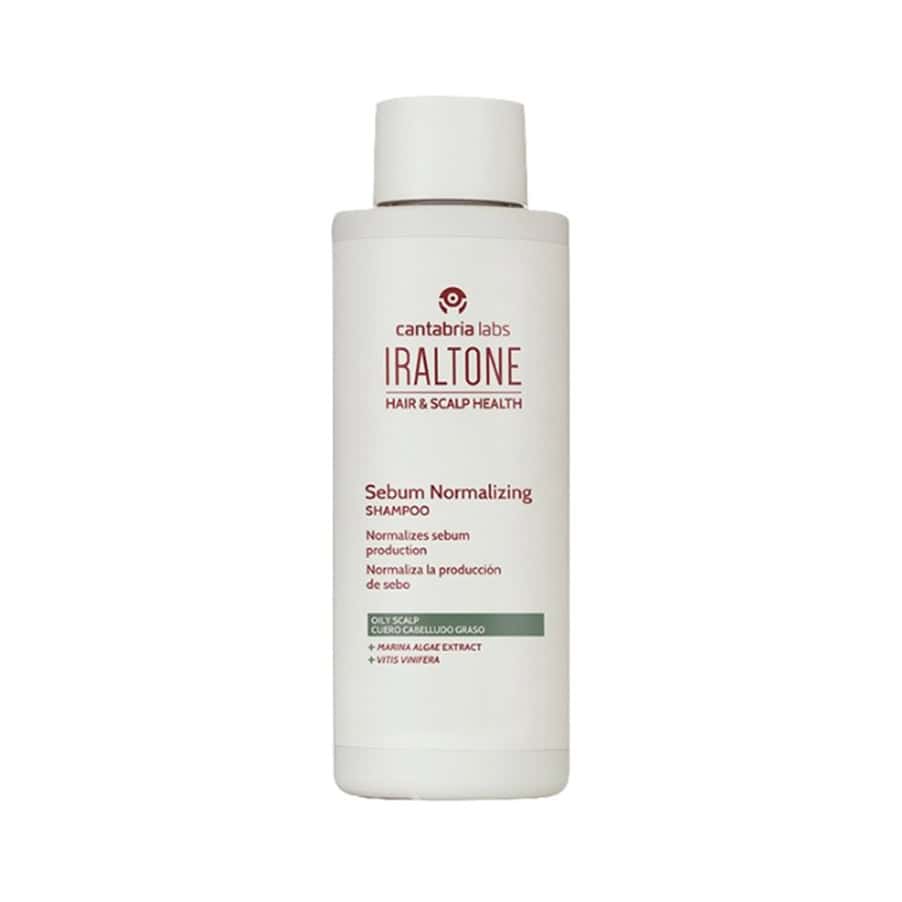 Iraltone Shampoo Seborregulador é indicado para cabelo e couro cabeludo com tendência a oleosidade. A fórmula com ação seborreguladora e antioxidante