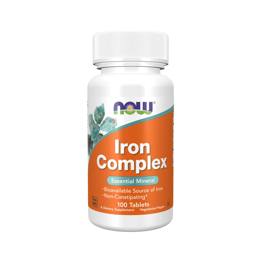 Iron Complex é uma fórmula recomendada para anemias. Melhora níveis de ferro, ajuda absorção do ferro e contribui para a absorção de glóbulos vermelhos.