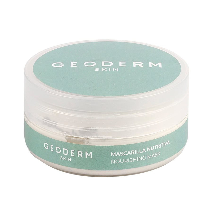 Máscara Facial Nutritiva 150ml Geoderm para hidratar, nutrir e suavizar a pele do rosto.