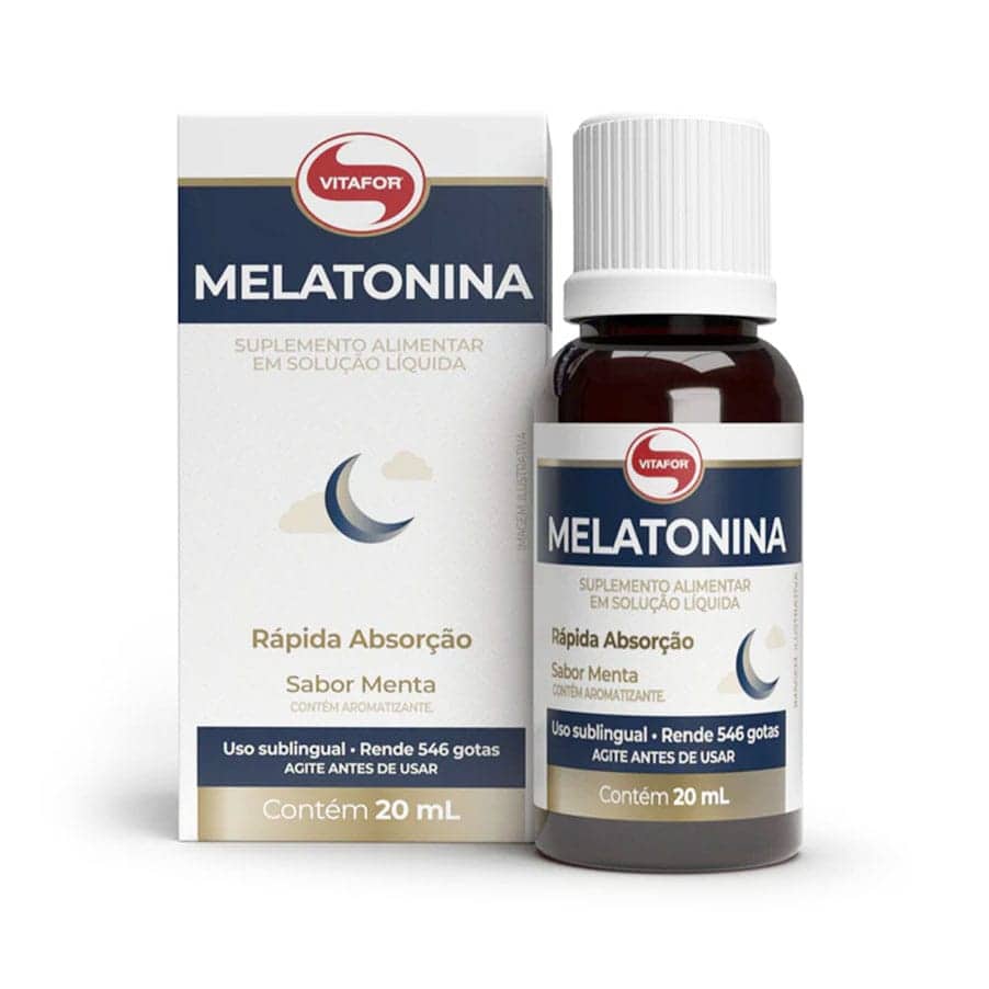 A Melatonina da Vitafor é um suplemento alimentar líquido para utilização sublingual. Cada gota fornece 0,21 mg, equivalentes a 210 µg, de melatonina.