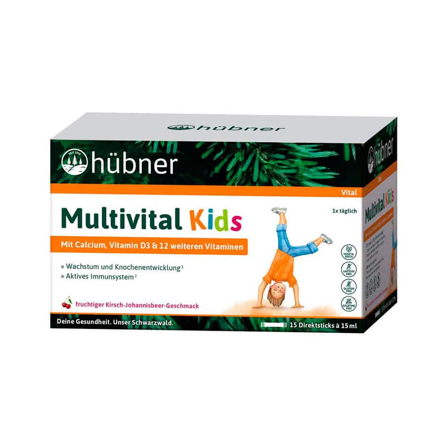 O Hübner Multivital Crianças é um suplemento alimentar especialmente desenvolvido para apoiar o crescimento e o desenvolvimento saudável das crianças.