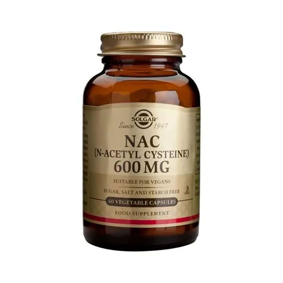 NAC 600mg 60 cápsulas Solgar