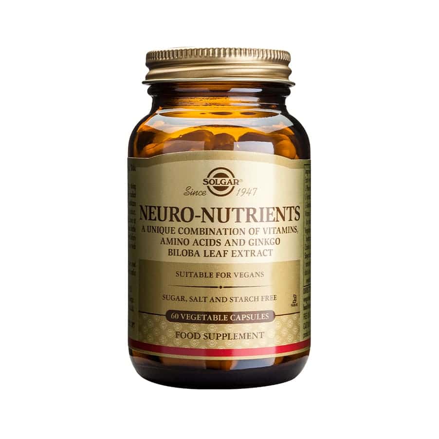 Neuro Nutrientes 60 Cápsulas Solgar