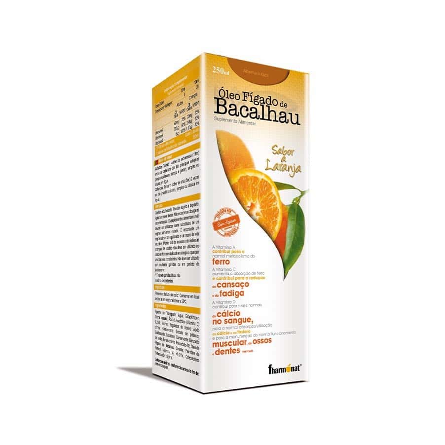 Óleo Fígado de Bacalhau Xarope 250 ml Fharmonat