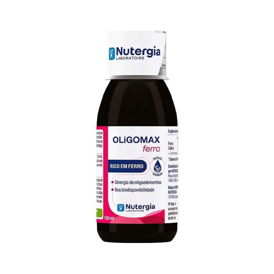Suplemento alimentar baseado numa sinergia de oligoelementos e enriquecido com ferro.I ngestão de ferro. Boa biodisponibilidade.