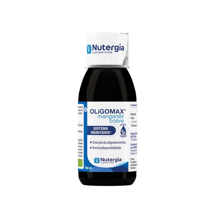 Suplemento alimentar baseado numa sinergia de oligoelementos e enriquecido com manganês e cobre. Sistema imunitário. Boa biodisponibilidade