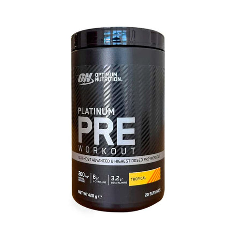 Platinum Pre-Workout Tropical 420gr Optimum Nutrition