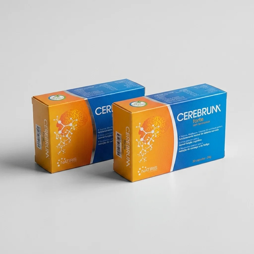 O Cerebrum Forte 30 Cápsulas Natiris é um suplemento alimentar em cápsulas que combina ómega-3, vitaminas, minerais, aminoácidos e extratos vegetais.