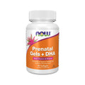 O Prenatal Gels + DHA da NOW Foods é um suplemento formulado para apoiar as necessidades nutricionais durante a gravidez.