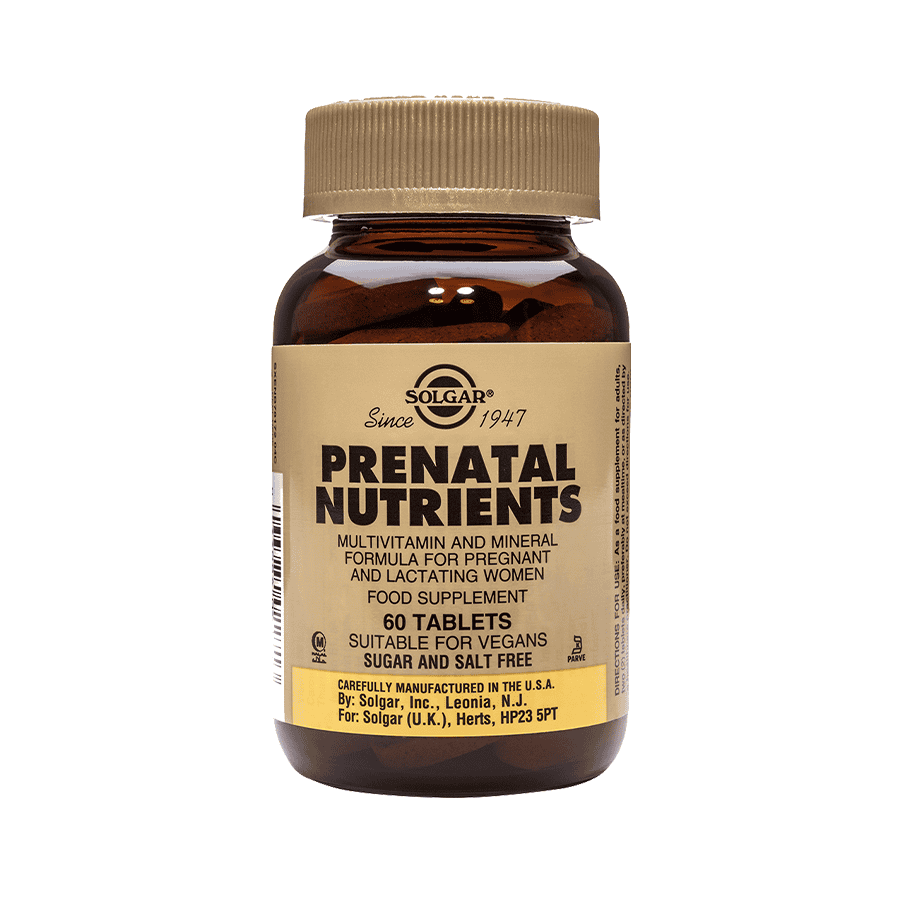 Prenatal Nutrientes é um suplemento de vitaminas e minerais concebida, especialmente, para mulheres que desejam engravidar, grávidas e mulheres a amamentar.