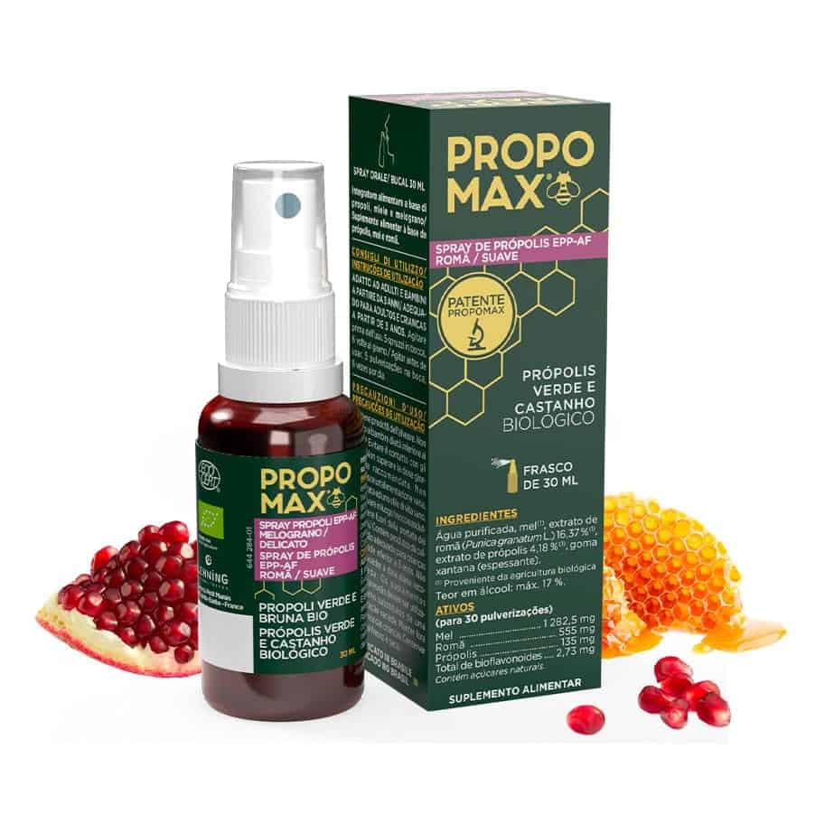Propomax Spray de Própolis Suave Romã 30ml Lehning