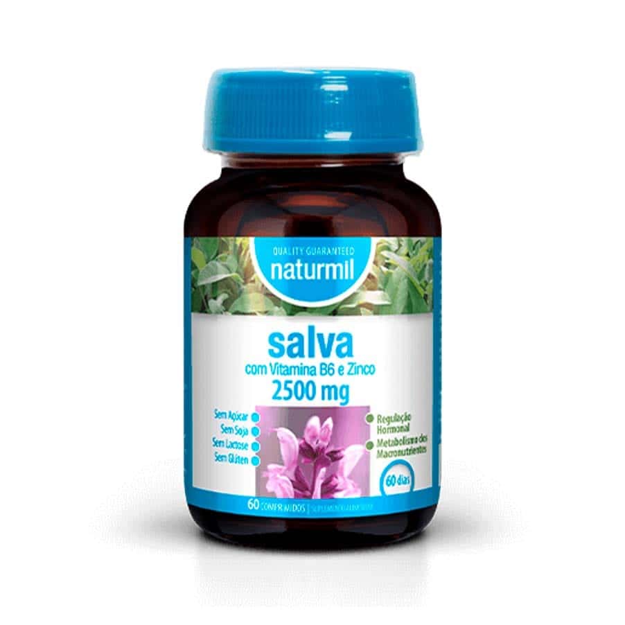Salva ajuda a regular as funções hormonais, com particular interesse na hiperidrose (transpiração excessiva), menopausa, dismenorreia, amenorreia...