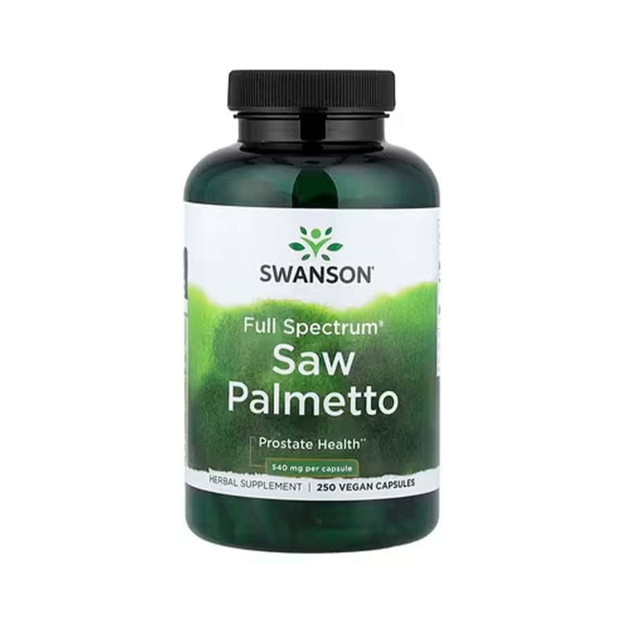 O Saw Palmetto 540 mg 250 Cápsulas Swanson foi desenvolvido para quem procura uma forma conveniente de complementar a ingestão de extrato de Serenoa repens.