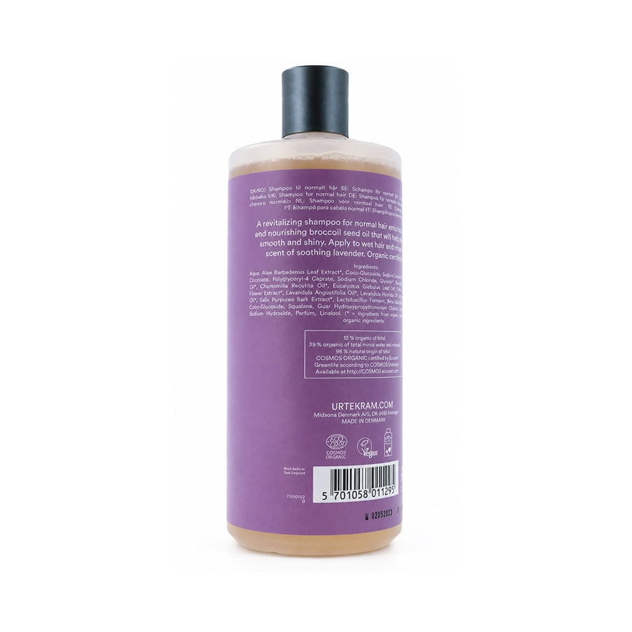 Shampoo Calmante de Lavanda é um shampoo para cabelo normal, formulado com lavanda e óleo de sementes de brócolos, que ajuda a deixar o cabelo suave e brilhante.