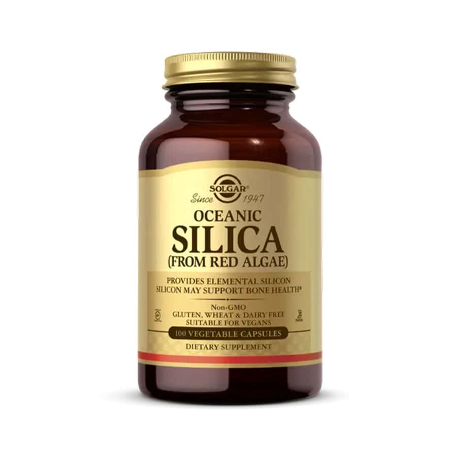 A sílica obtida da poeira de algas vermelhas marinhas é uma fonte de silício de oligoelemento natural. Cuida do sistema osteoarticular.
