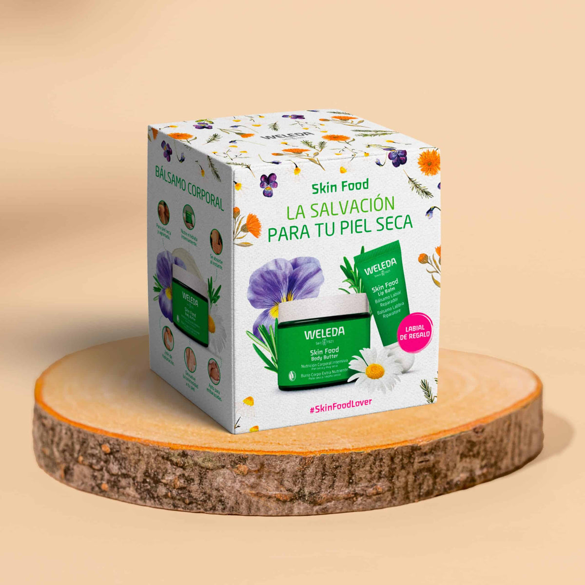Pack Skin Food Manteiga Corporal + Bálsamo Labial Weleda