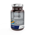 Sono Melatonina 30 Comprimidos Biokygen, suplemento alimentar com melatonina, griffonia, passiflora, valeriana e cidreira.
