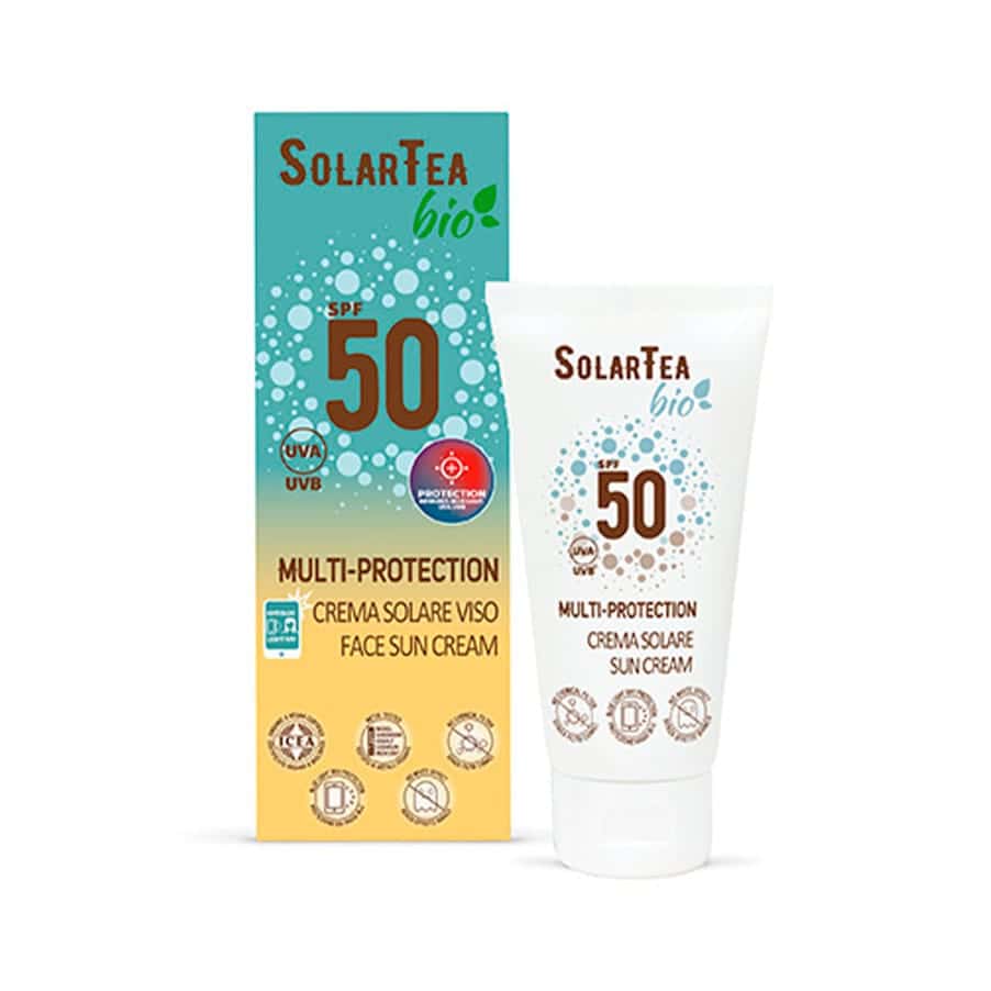 Protetor Solar Rosto Multi-Proteção FPS 50 50ml Bema Solar Tea