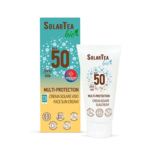 Protetor Solar Rosto Multi-Proteção FPS 50 50ml Bema Solar Tea