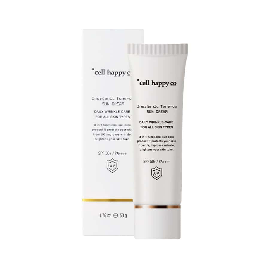 Creme Proteção Solar com tripla função: bloqueia raios UVA e UVB, ajuda a unificar o tom e melhora as rugas.