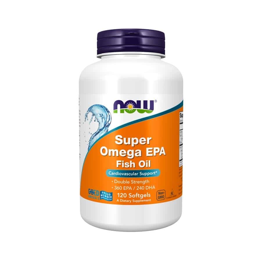O Super Omega EPA 120 apoia a saúde cardiovascular, melhora a função cerebral e reduz a inflamação, garantindo um suporte essencial para o bem-estar geral.