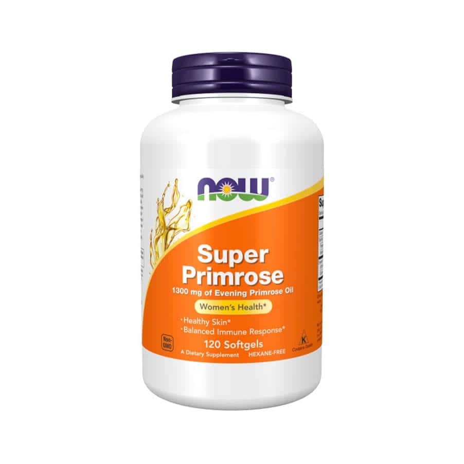 Super Primrose contribui para o alívio de sintomas da tensão pré-menstrual e da menopausa e certas mastodinias.