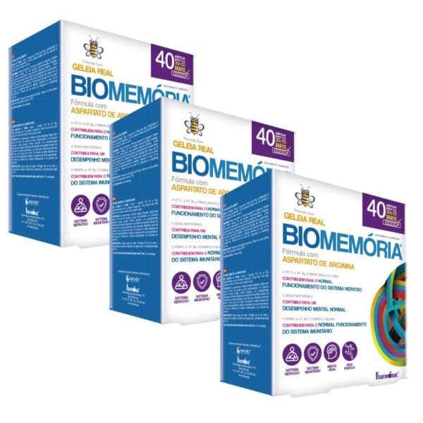 BioMemória 50 Pack 30 Comprimidos Fharmonat é um suplemento alimentar especialmente formulado para pessoas com mais de 50 anos, contribuindo para o bem-estar geral.