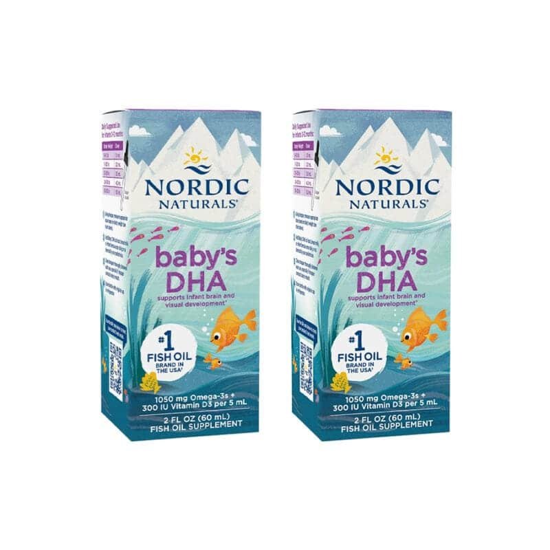 Baby’s DHA + Vitamina D3 Nordic Naturals é um suplemento alimentar infantil em formato líquido, desenvolvido com óleo de fígado de bacalhau do Ártico.