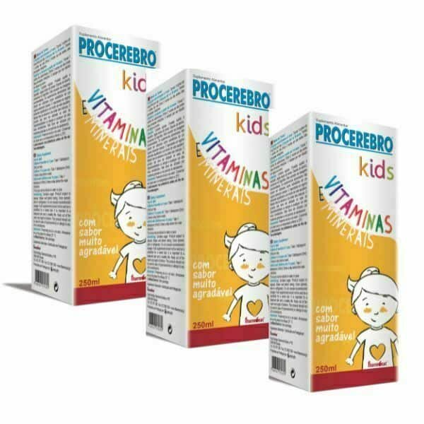 O ProCérebro Kids 250ml Fharmonat é um suplemento alimentar em solução oral desenvolvido para crianças.