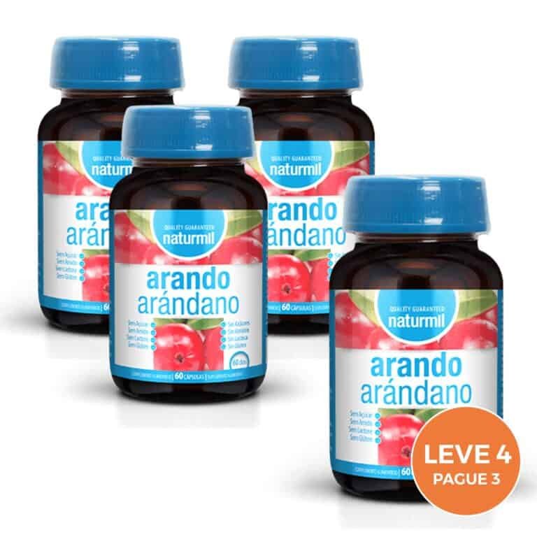 O Arando 90 mg 60 Cápsulas da Naturmil é um suplemento alimentar à base de arando americano para proteger o trato urinário e prevenir as infeções urinárias.