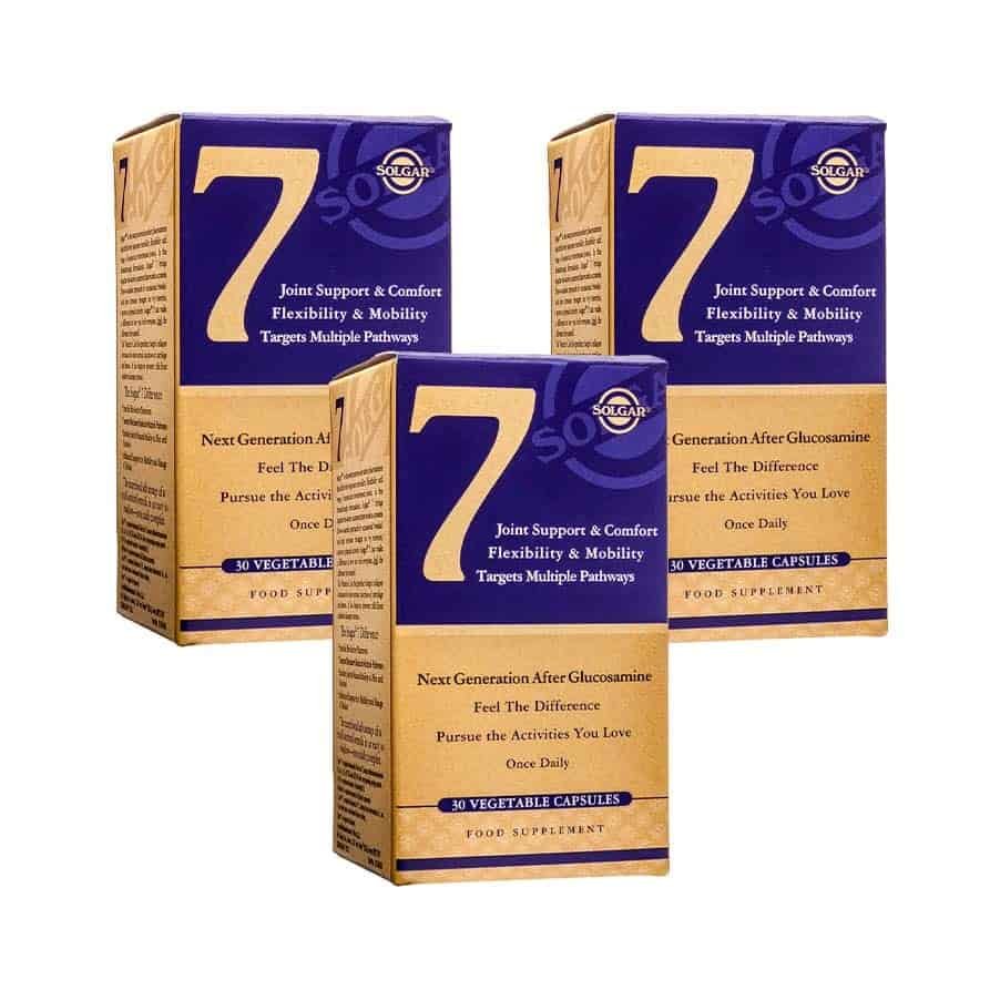O Nº 7 Suporte Articular e Conforto 30 Cápsulas Solgar é um suplemento em cápsulas que combina vitamina C, colagénio UC-II® e uma seleção de extratos vegetais.