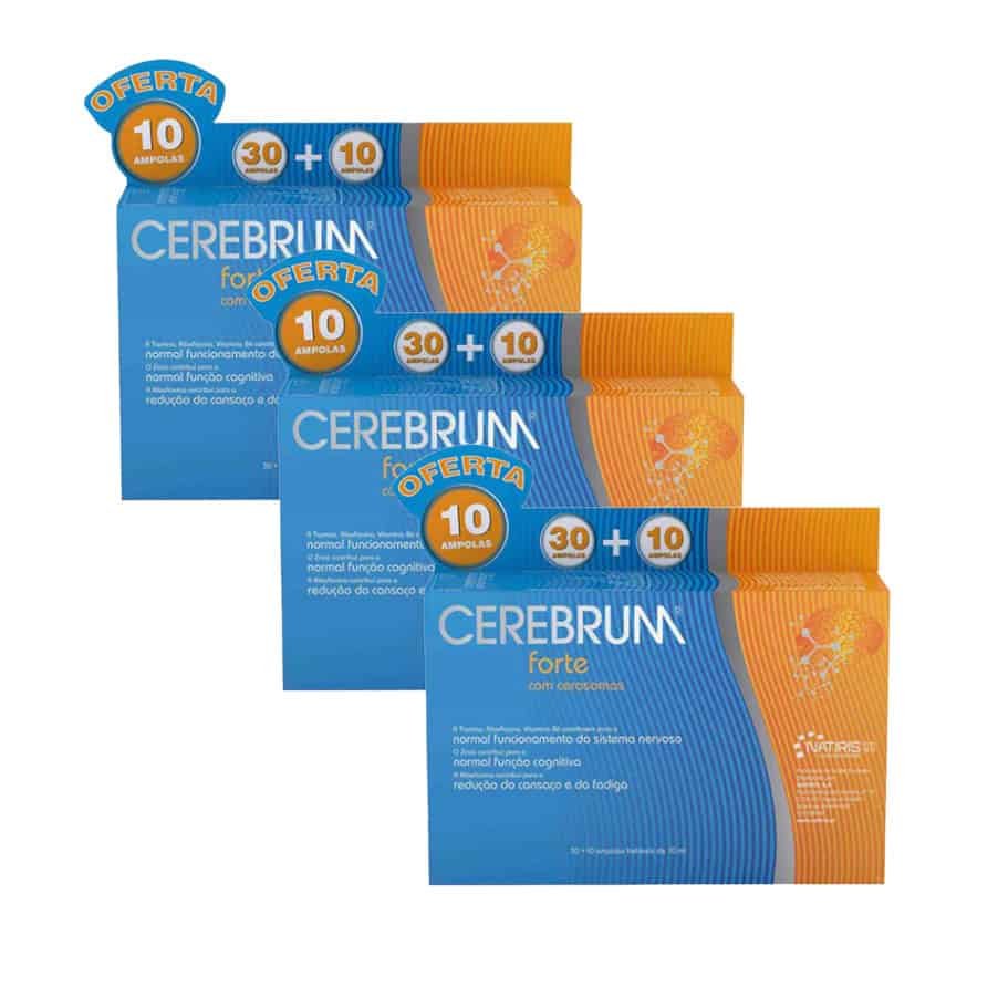 Cerebrum Forte 40 Ampolas Natiris é um suplemento alimentar desenvolvido para apoiar a função cognitiva, a memória e a concentração.