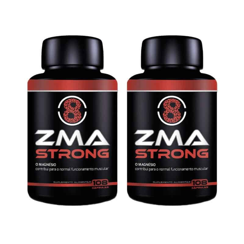 ZMA Strong 108 Cápsulas Fharmonat é um suplemento alimentar composto por zinco, magnésio e vitamina B6. 